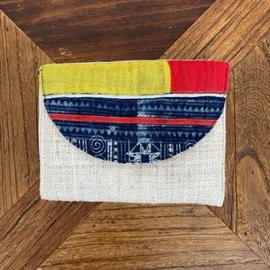 Small Batik Coin Purse Bag Handmade in Vietnam